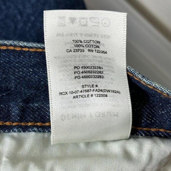 Denim Forum 90s Midi Denim Skirt Be About Dark Bleu Wash - Picture 10 of 15